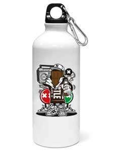 Dark chocolate- Sipper bottle of illustration designs